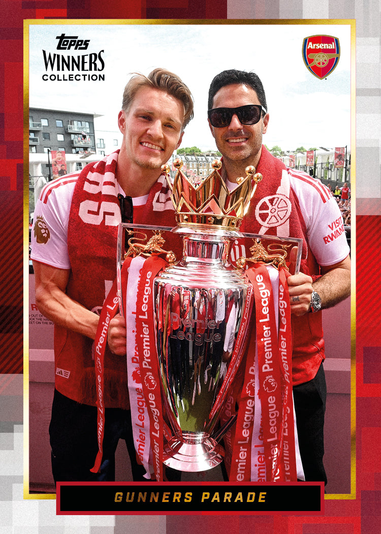 Topps Winners Collection Arsenal 2025/26 英超冠軍珍藏卡盒｜每盒1簽名＋2限量卡
