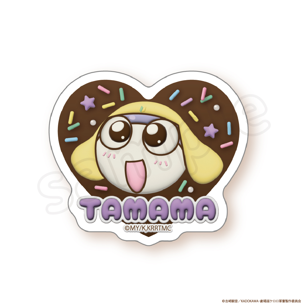 Keroro軍曹 POP UP STORE 朱古力風模切貼紙 #P-OOG0123 [KThings] (PRE-ORDER) [2026/05]