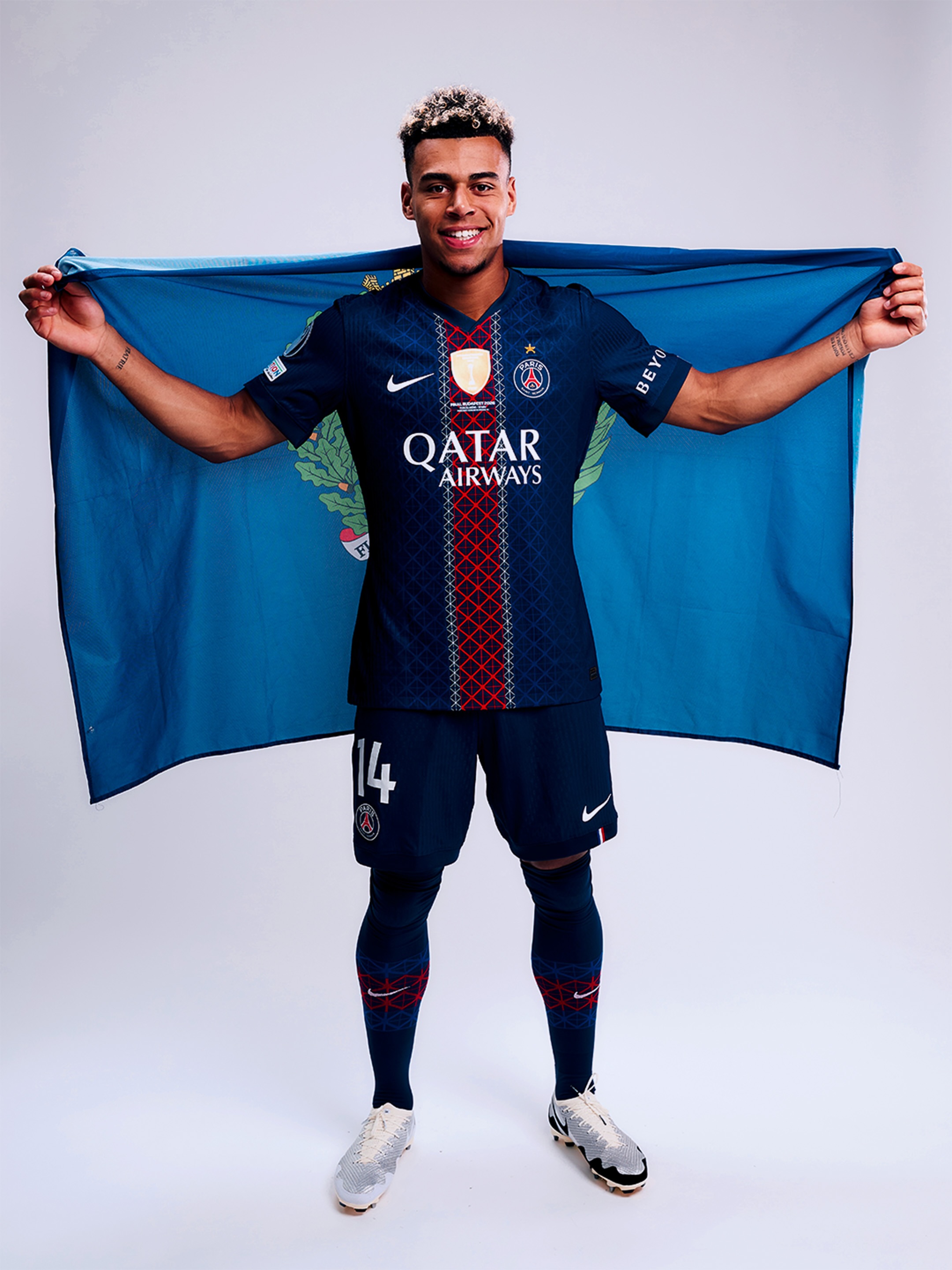 歐聯決賽版🏆 Nike PSG 巴黎聖日門 2025-26 主場球員版球衣 (可加印字章) HJ4547