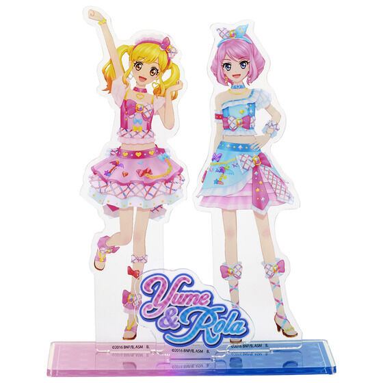 劇場版星夢學園 Aikatsu Stars! 立牌(DCD ver.) 虹野夢&夢拉 #P-AKG0360 [BANDAI] (PRE-ORDER) [2026/10]