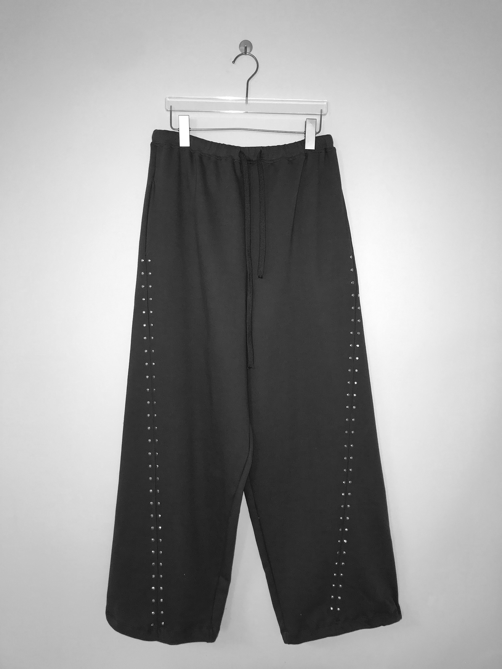 Studded Wide-Leg Sweatpants