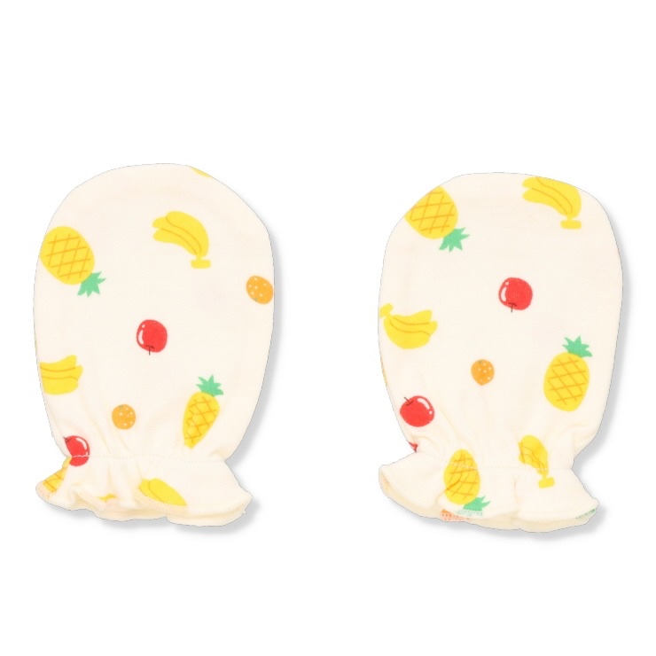 🇯🇵限量預訂 日本直送🇯🇵水果牛奶印花新生兒禮盒三件套