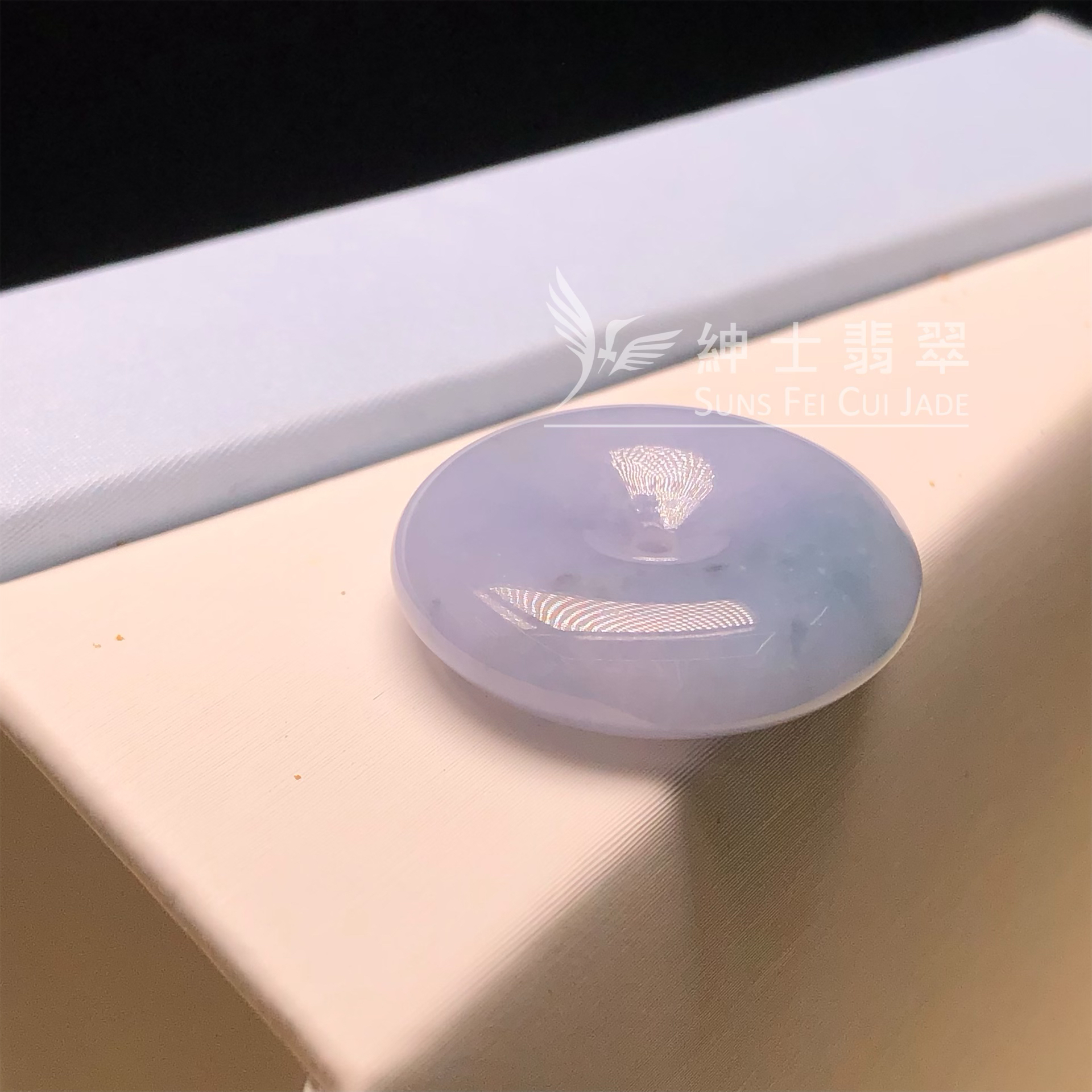 #B08494 🎁茄紫飄花平安扣 #B08494 