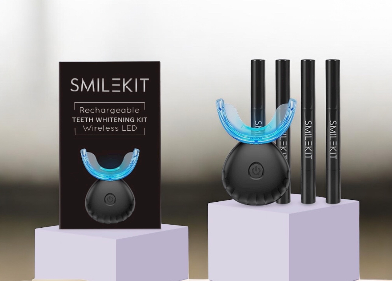 smilekit藍光美白牙齒機套裝 黑色