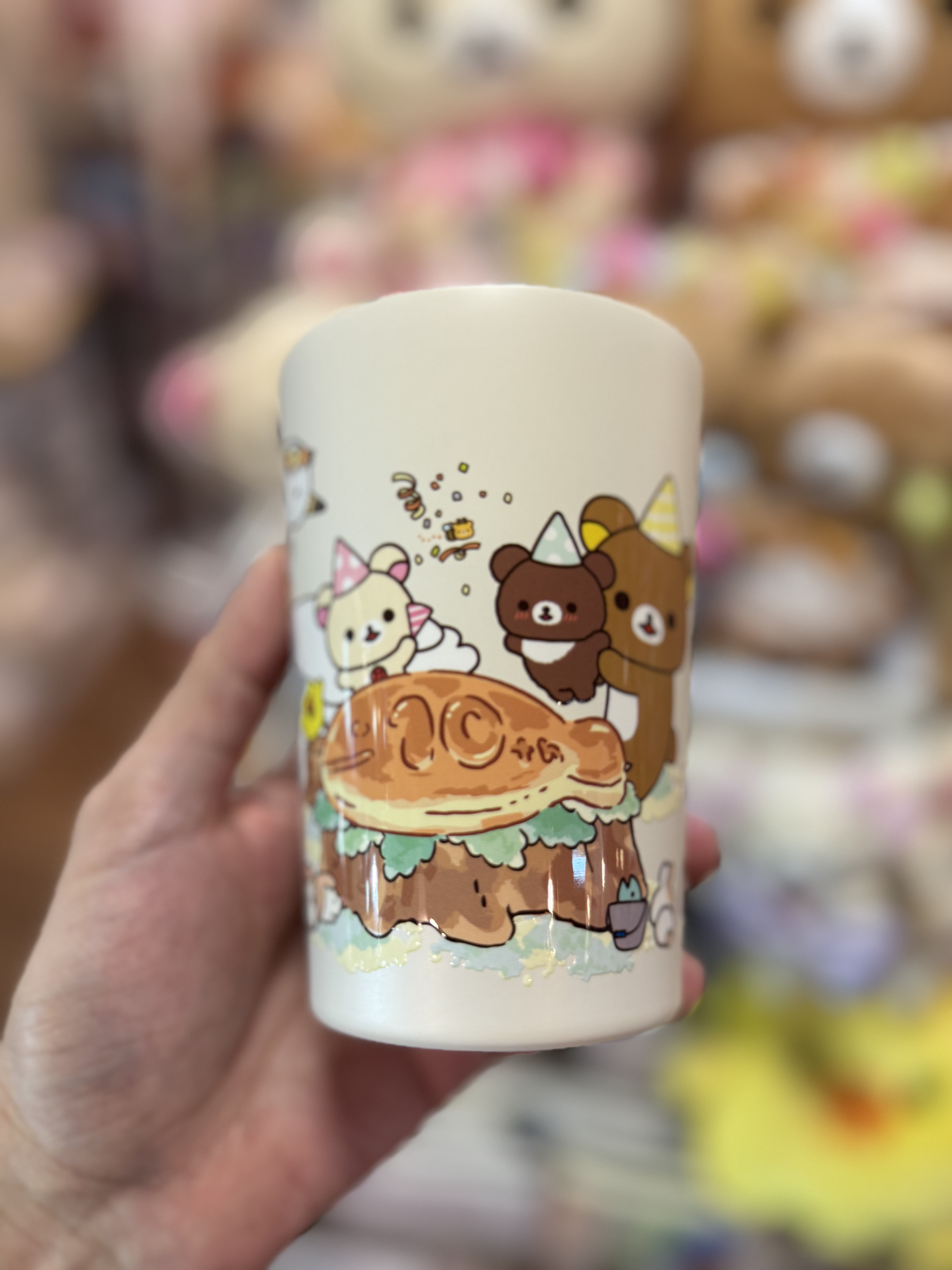 《現貨》全新日本專店限定 小熊10週年紀念雙重不鏽鋼保溫杯