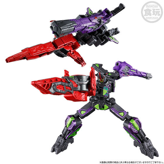 (預訂訂金 $100) (總價 $309) (魂限) Bandai MINIPLA PB 超宇宙刑事卡邦無限 MINIPLA GC-R & 暗黑卡邦戰刃機械人 & 暗黑卡邦鑽頭機械人 食玩 (行版)