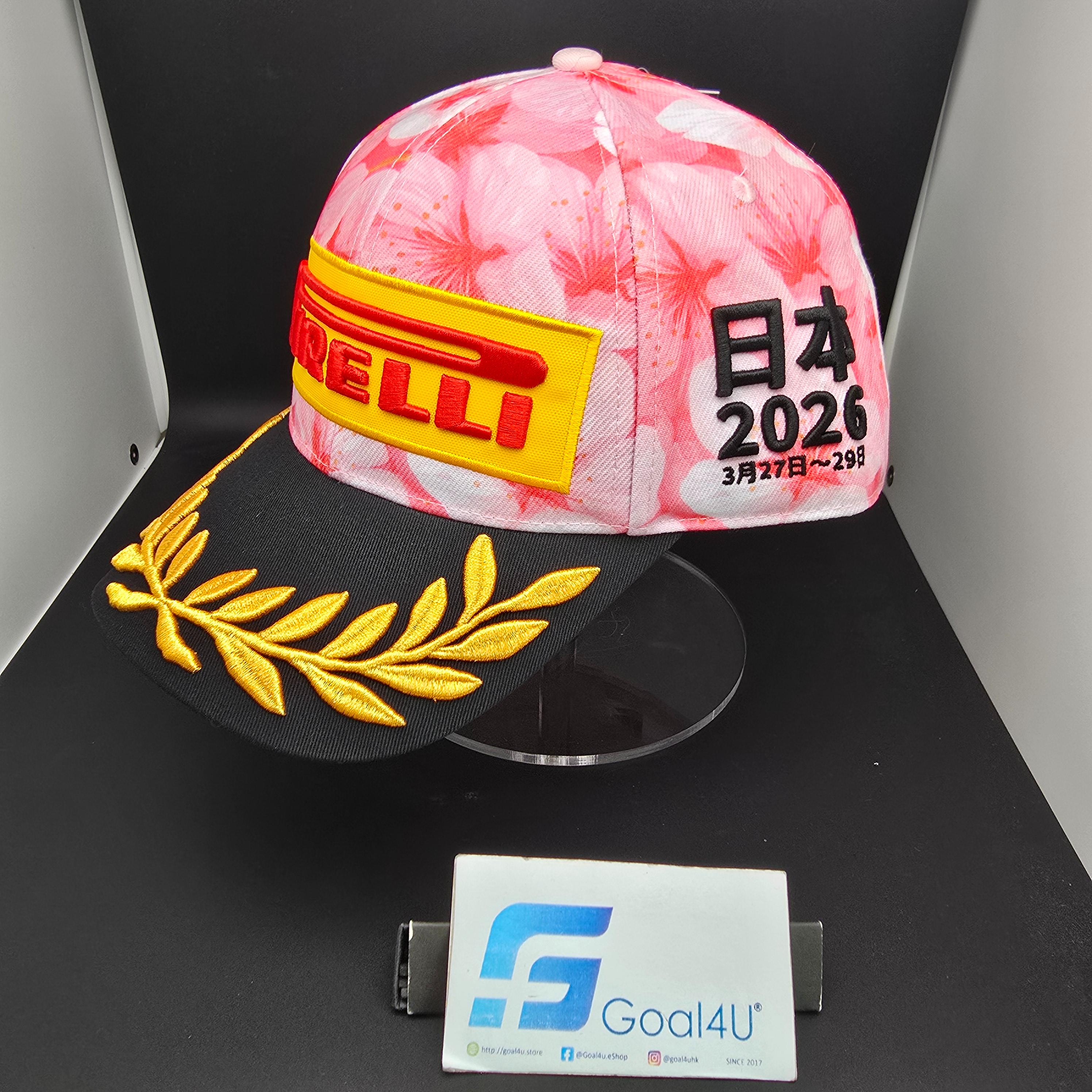 #現貨 🌸櫻花雨 F1 Pirelli倍耐力 2026 日本站特別版 P1冠軍帽 PIRPC0114
