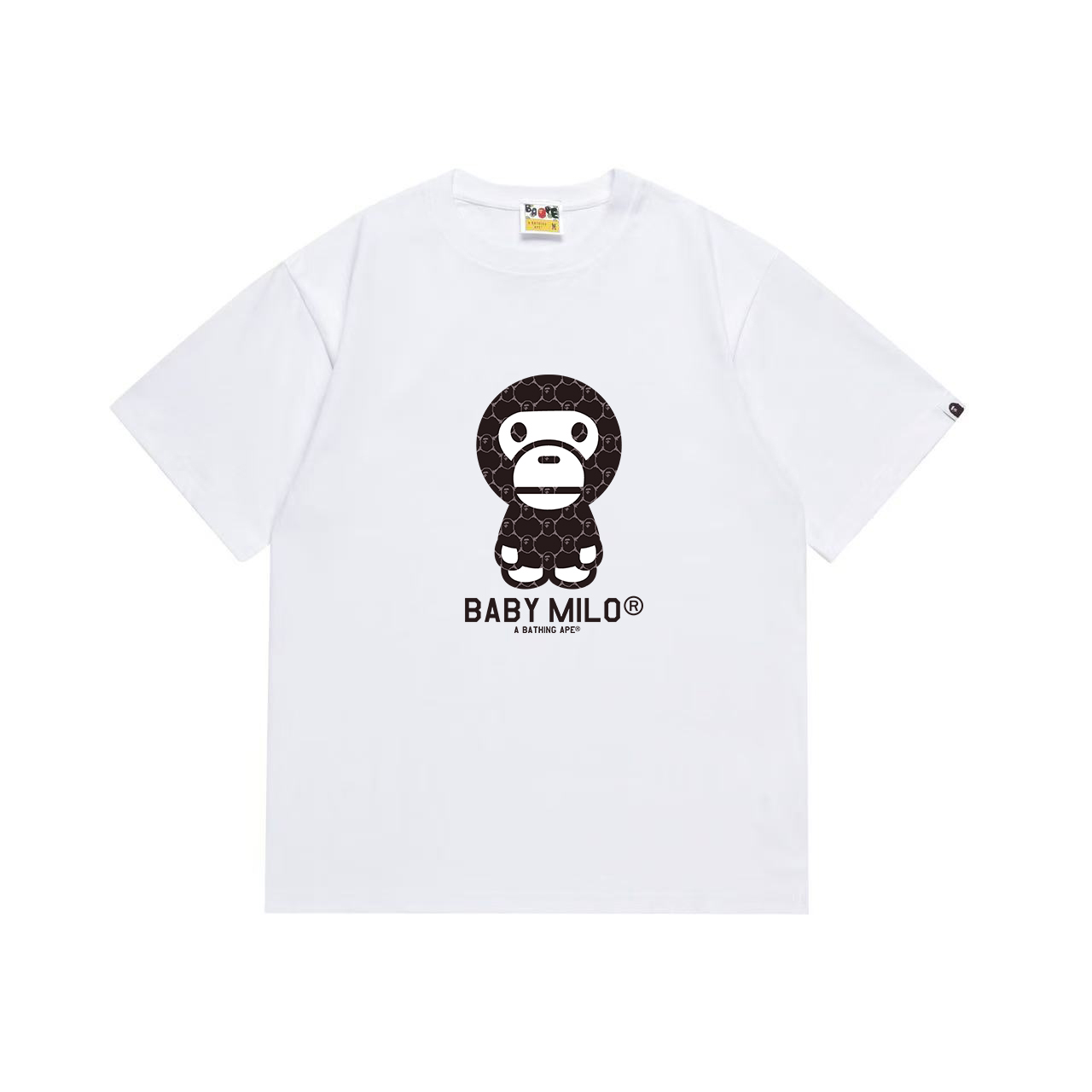 BAPE College Monogram Baby Milo Tee