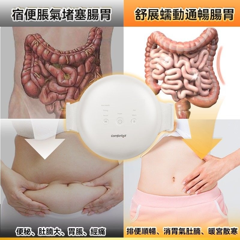 Comforbot 無線專業仿手揉按健腹消脹通絡熱敷舒肚儀 
