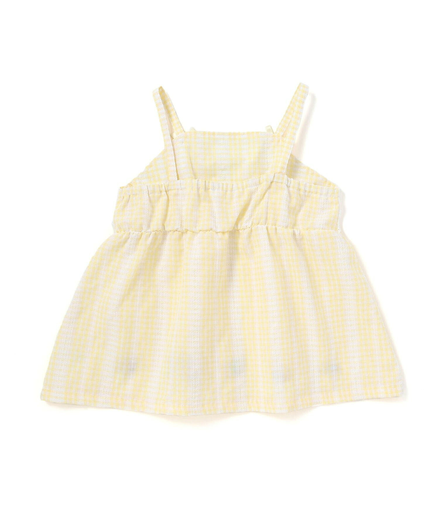 🇯🇵預訂 日本直送🇯🇵Slap Slip x Sanrio系列兩色人物刺繡格紋蕾絲吊帶背心+泡泡袖印花T恤套裝