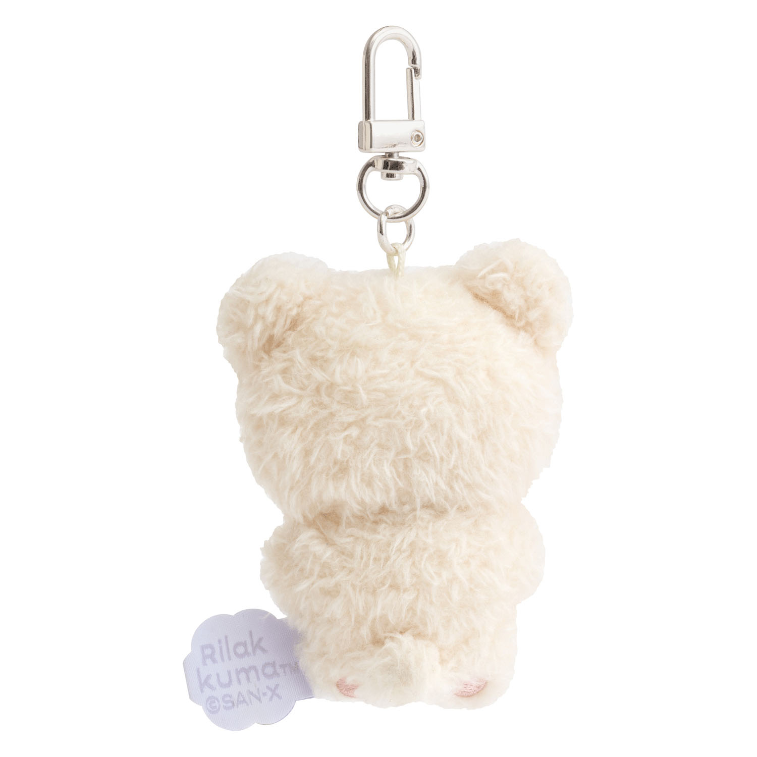 鬆弛熊 - 花朵系列公仔掛飾 (小白熊款)