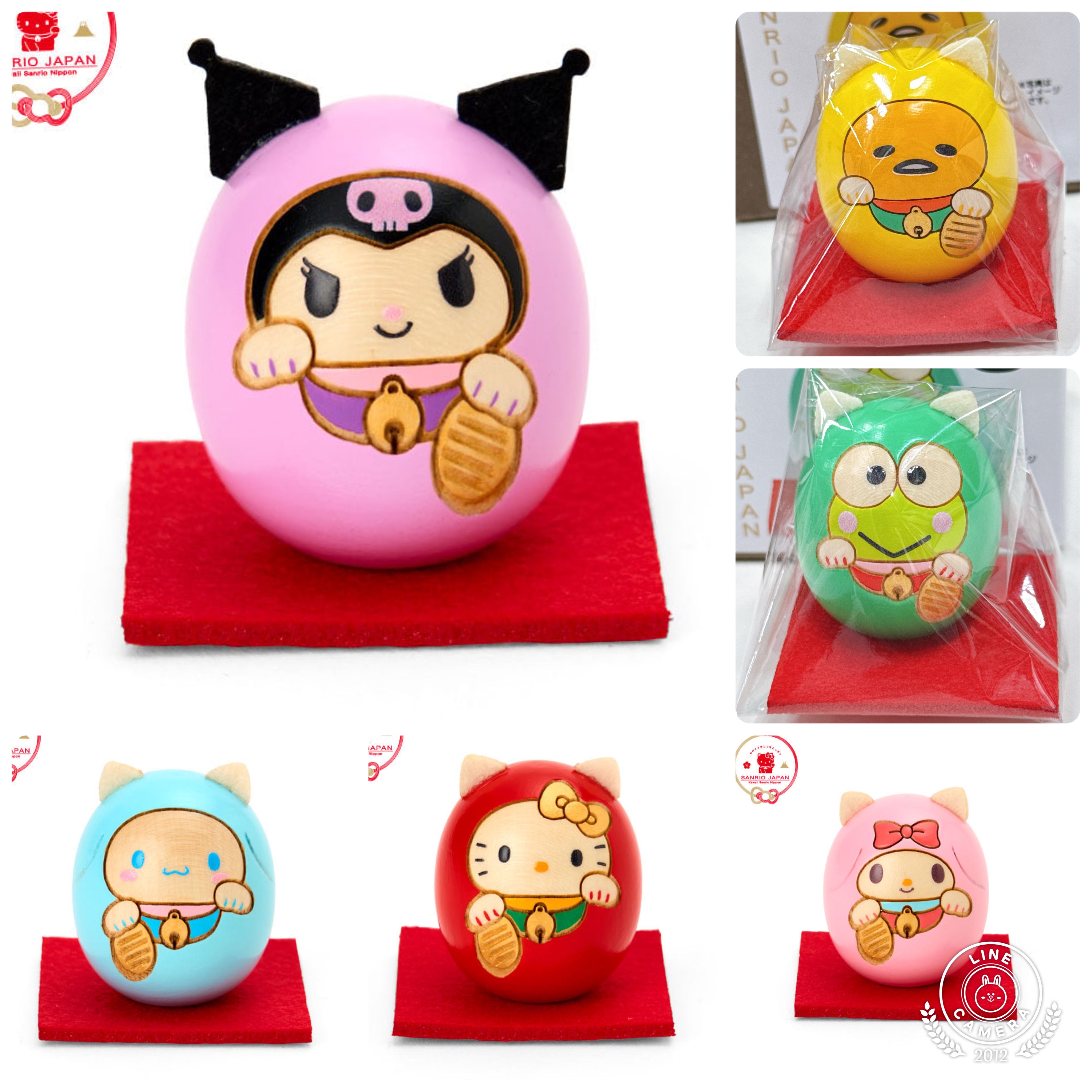 日本製造 限定版卯三郎 全人手木製 達摩擺設