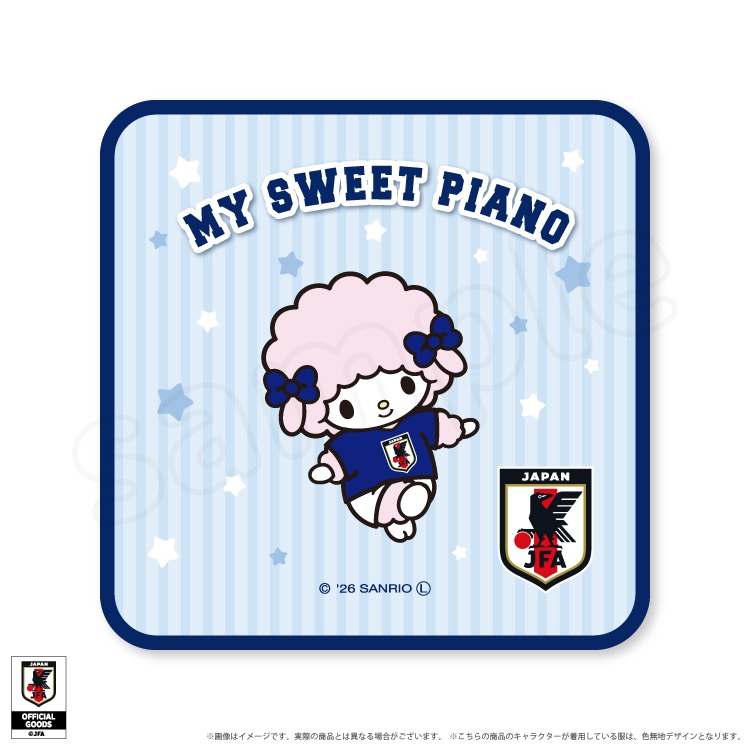 🌸 【預訂】Sweet Piano Hand Towel- Sanrio x Japan National Football Team Ver. 2026