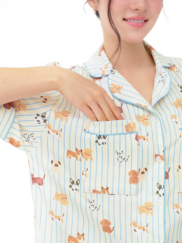 Slip to Sleep - Cream Pup Set