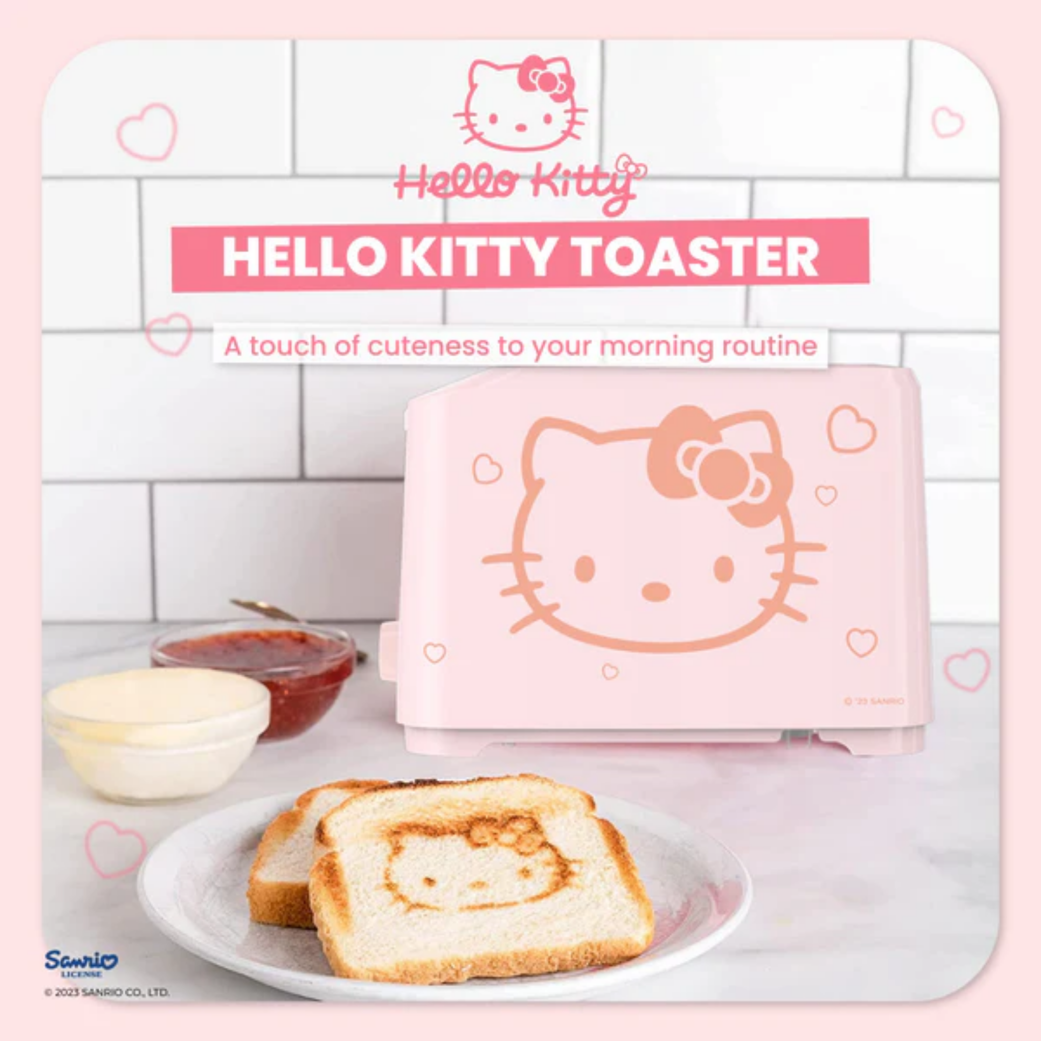 Russell Taylors 2-Slice Hello Kitty Toaster (T1HK)