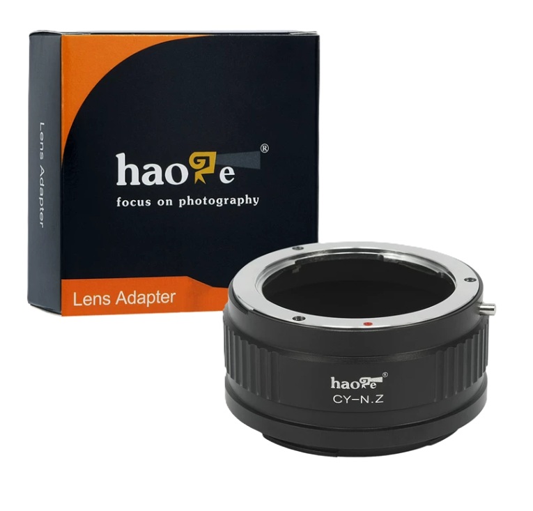 Haoge Mount Adaptor For Contax / Yashica (CY) SLR Lens  To Nikon Z-Mount Mirrorless Camera 金屬接環