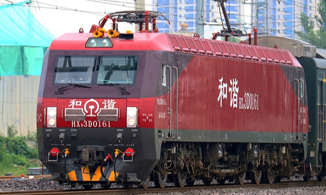 中國和諧電3D紅皮鐵骨型電力機車 N比例長鳴出品