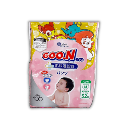 日本大王(GOO.N) 肌快適設計系列（Plus+）的迪士尼聯名款褲型紙尿褲(M) 