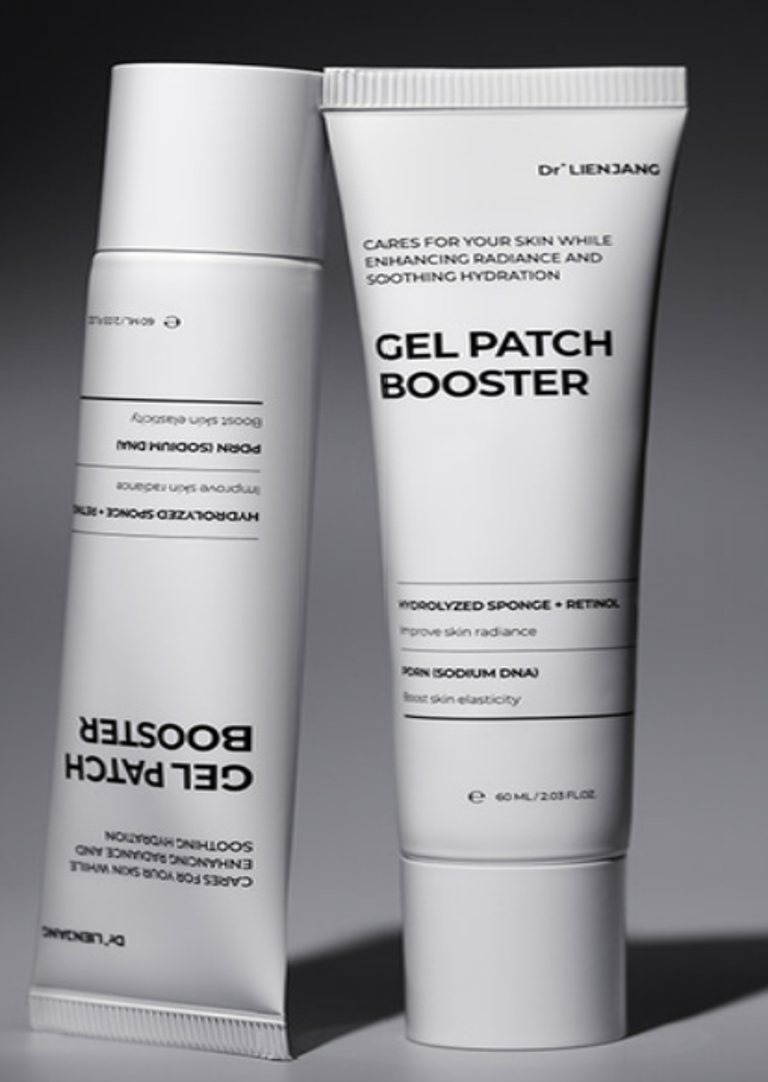 麗妍常 LIENJANG 水光微晶繃帶舒緩緊緻無痛水光塗抹面膜 GEL PATCH BOOSTER 60ML **送面膜棒棒一支 (在盒內) (LJ012)**送GEL PATCH BOOSTER 中樣7ML一支