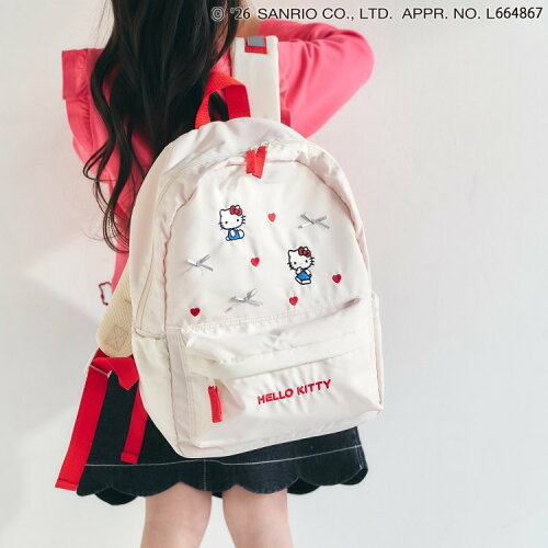 🆕【⭐訂購⭐】 🇯🇵日本直送🌀#Sanrio 刺繡 蝴蝶結 #兒童背包［2款選］🌀[ELBD-0017][260302]