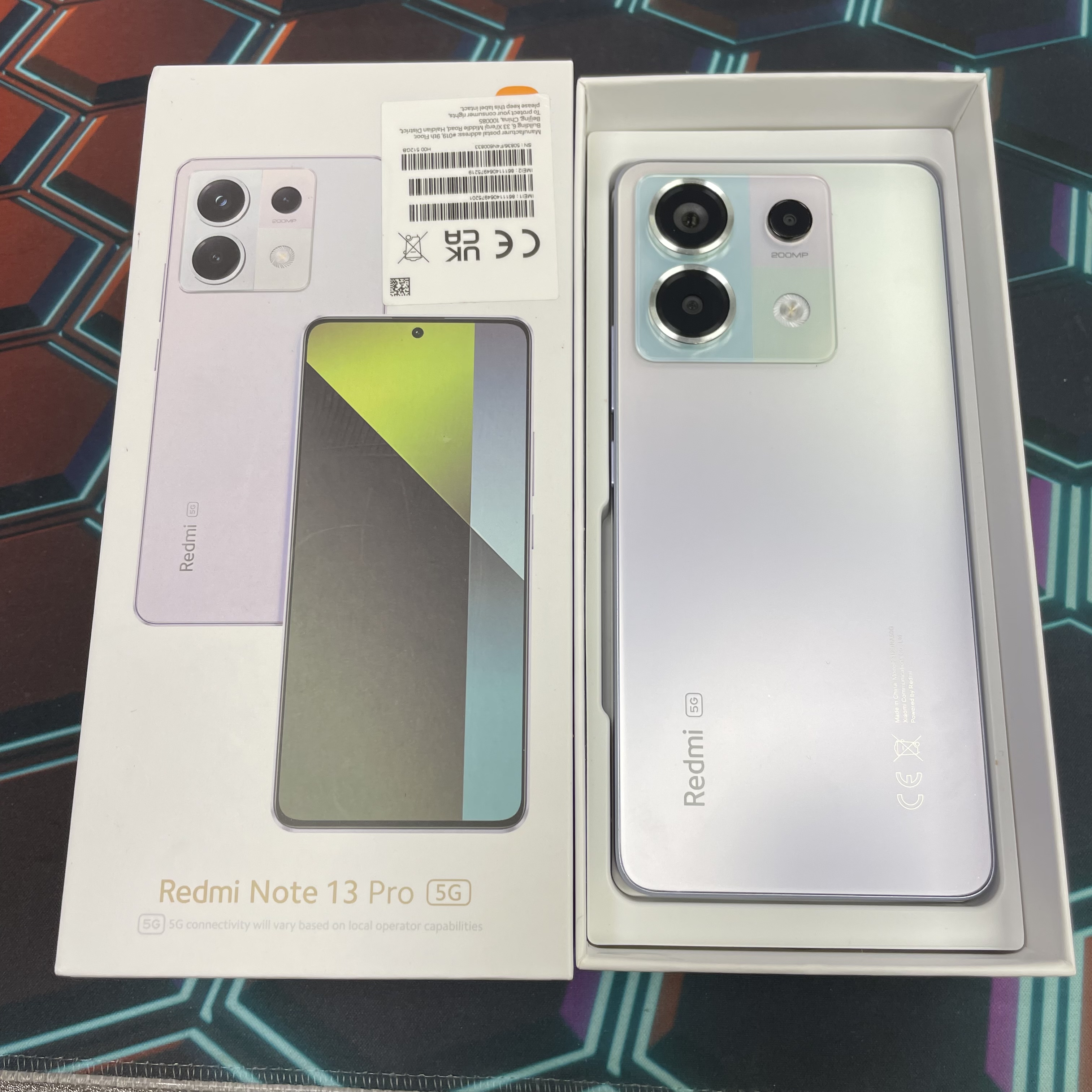 *8136 Redmi Note 13 Pro 5G 勁靚機 12+512GB 紫色 purple