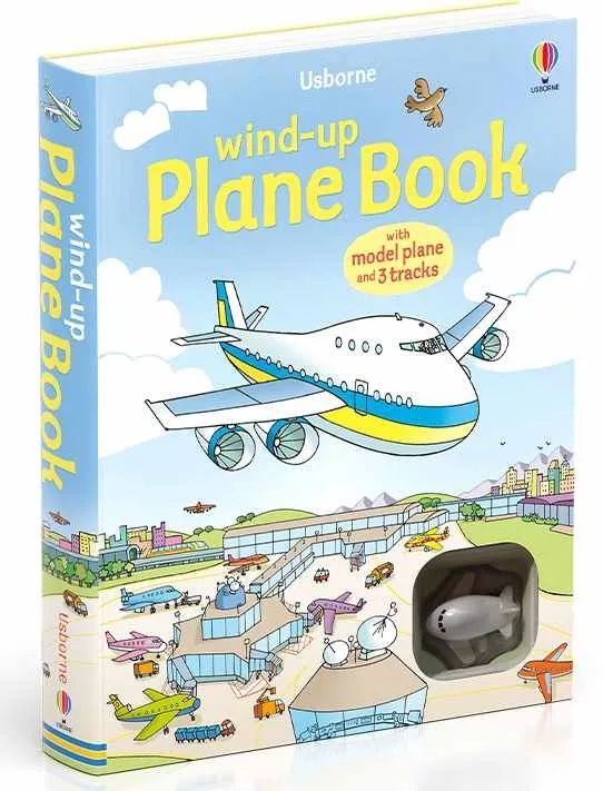 Wind-up plane book