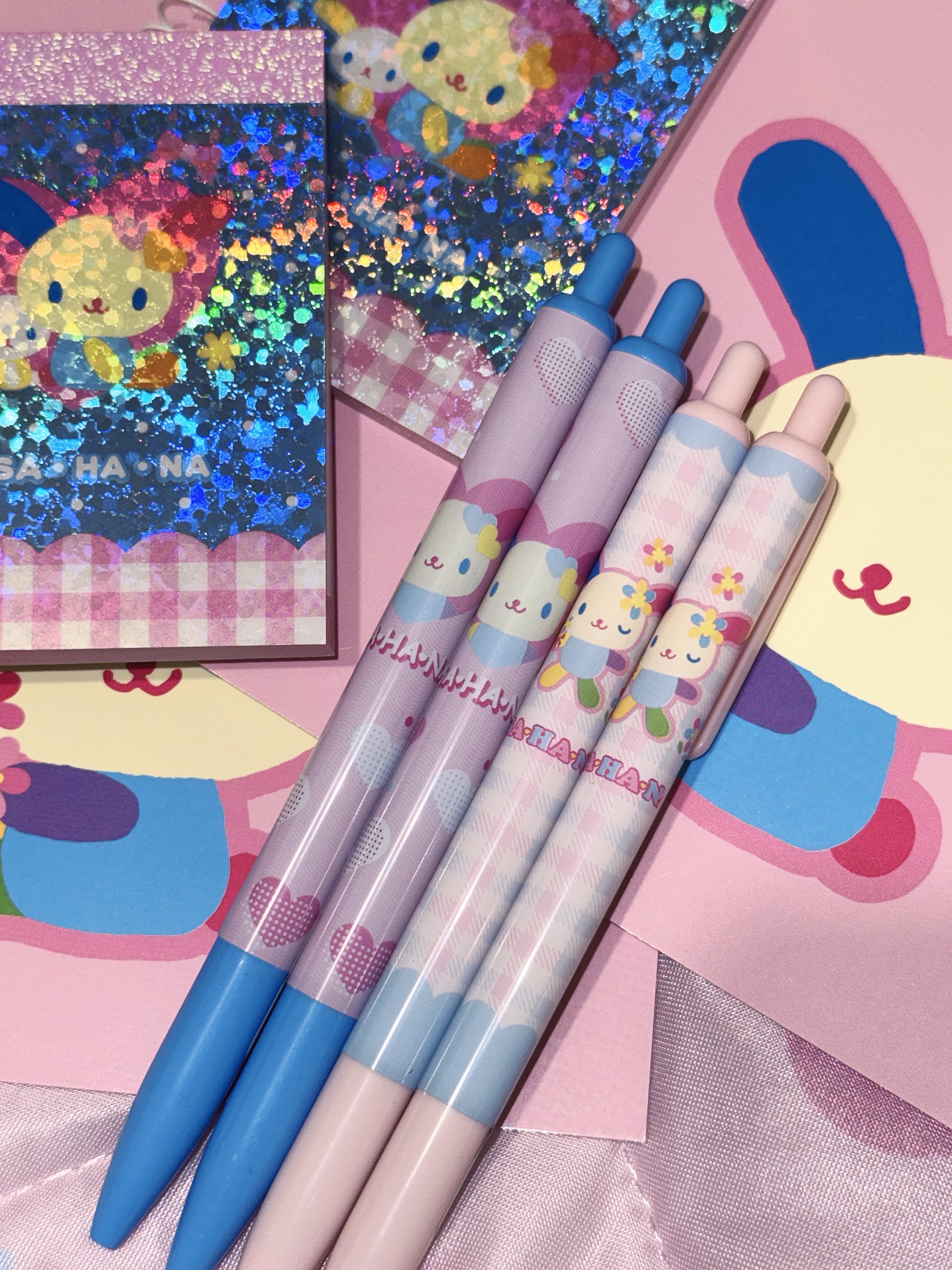 現貨｜日版 usahana 筆（藍：鉛芯筆 / 粉：原子筆）🌈