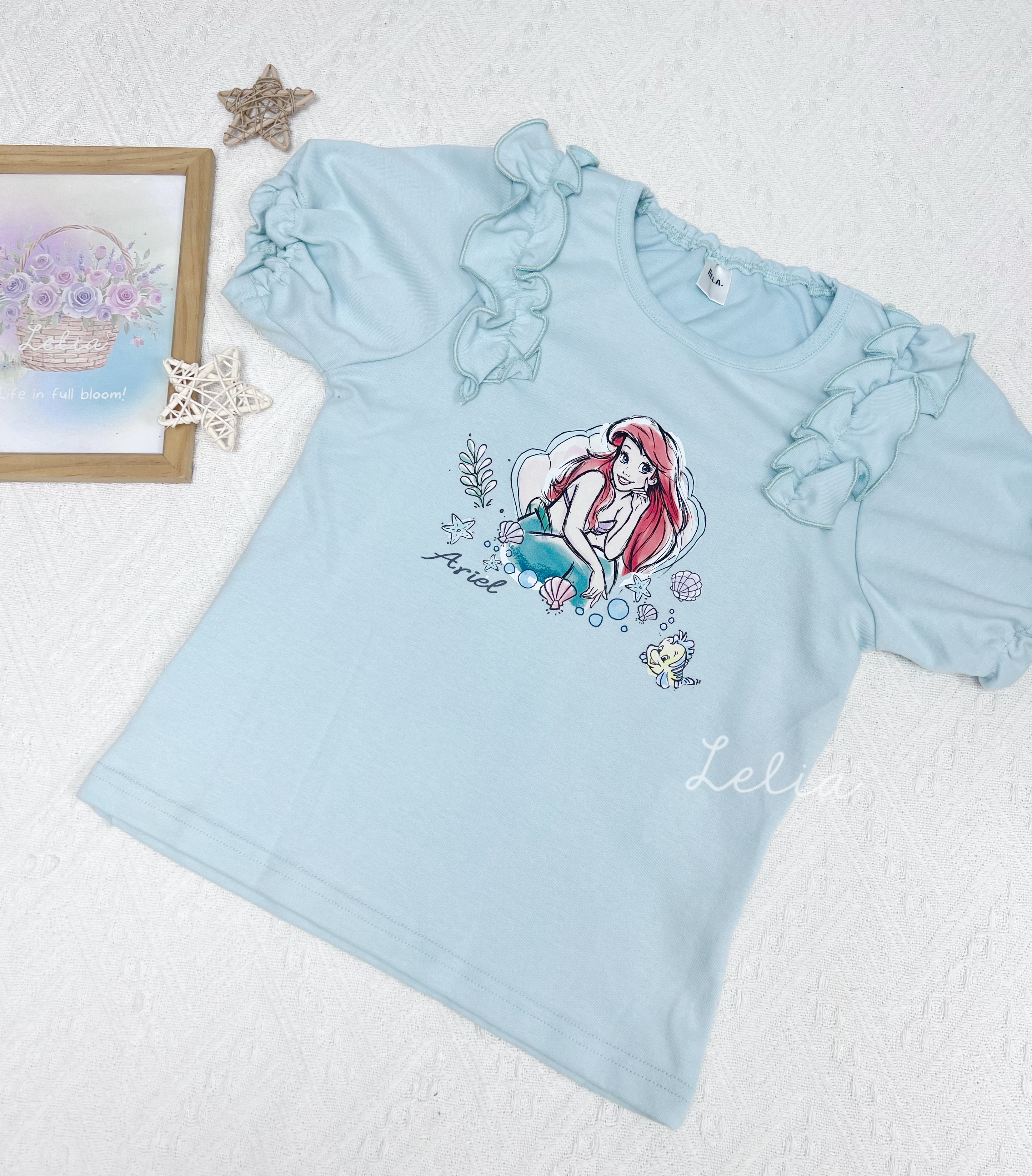 ▫️現貨▫️RELA公主短袖長髮公主Elsa美人魚
