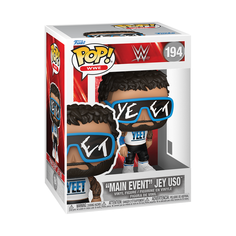📦訂購 美國代購 Funko POP! WWE "Main Event" Jey Uso Figure 模型