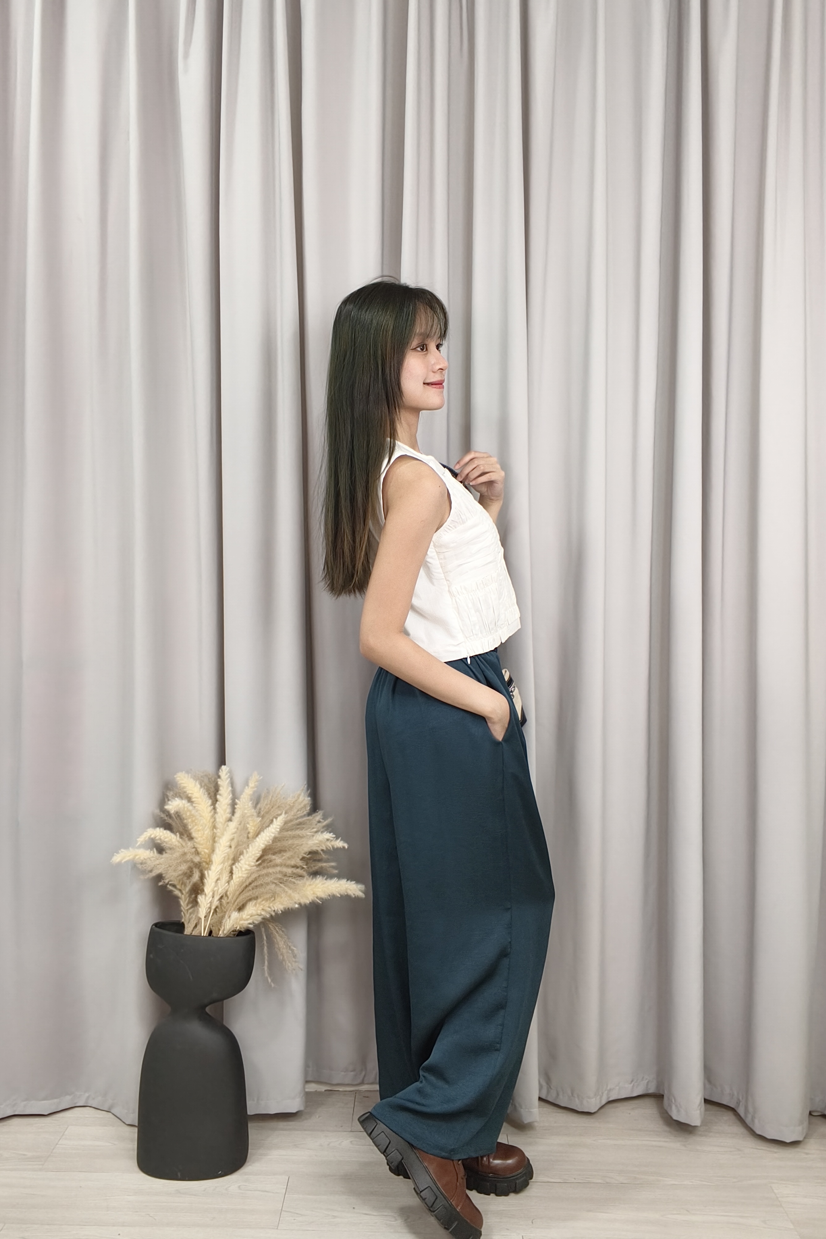 CP1610 Modern Silhouette Palazzo Pants