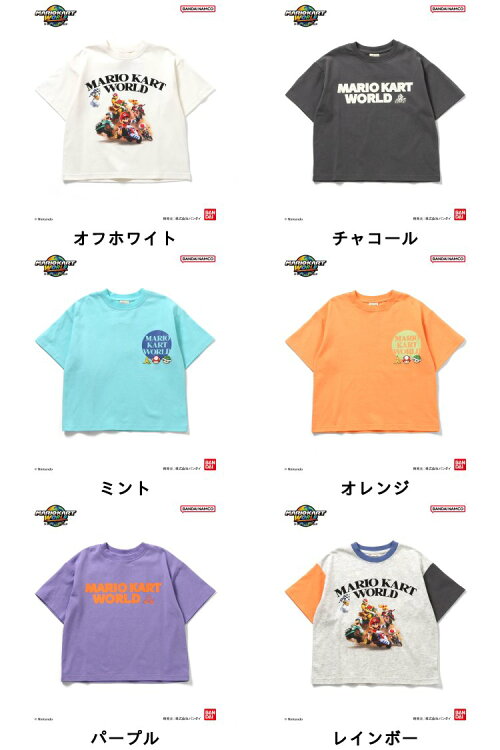 🆕【⭐訂購⭐】🇯🇵日本直送 #MarioKart World 印花純棉短袖tee［6款選］🌀 [ELDA-0267][260529]