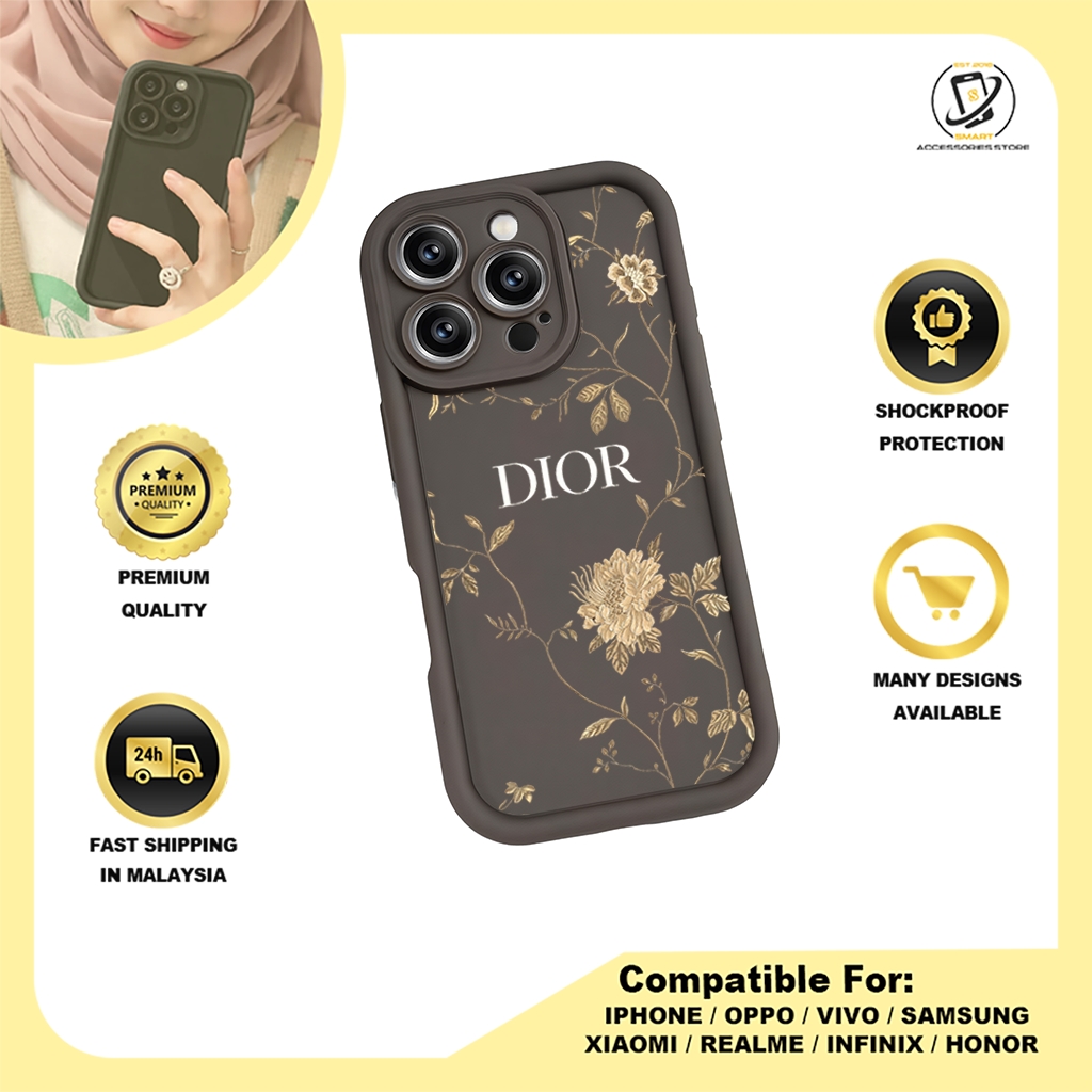 TPU DESIGN CASE PHONE FOR OPPO - DESIGN DIOR B