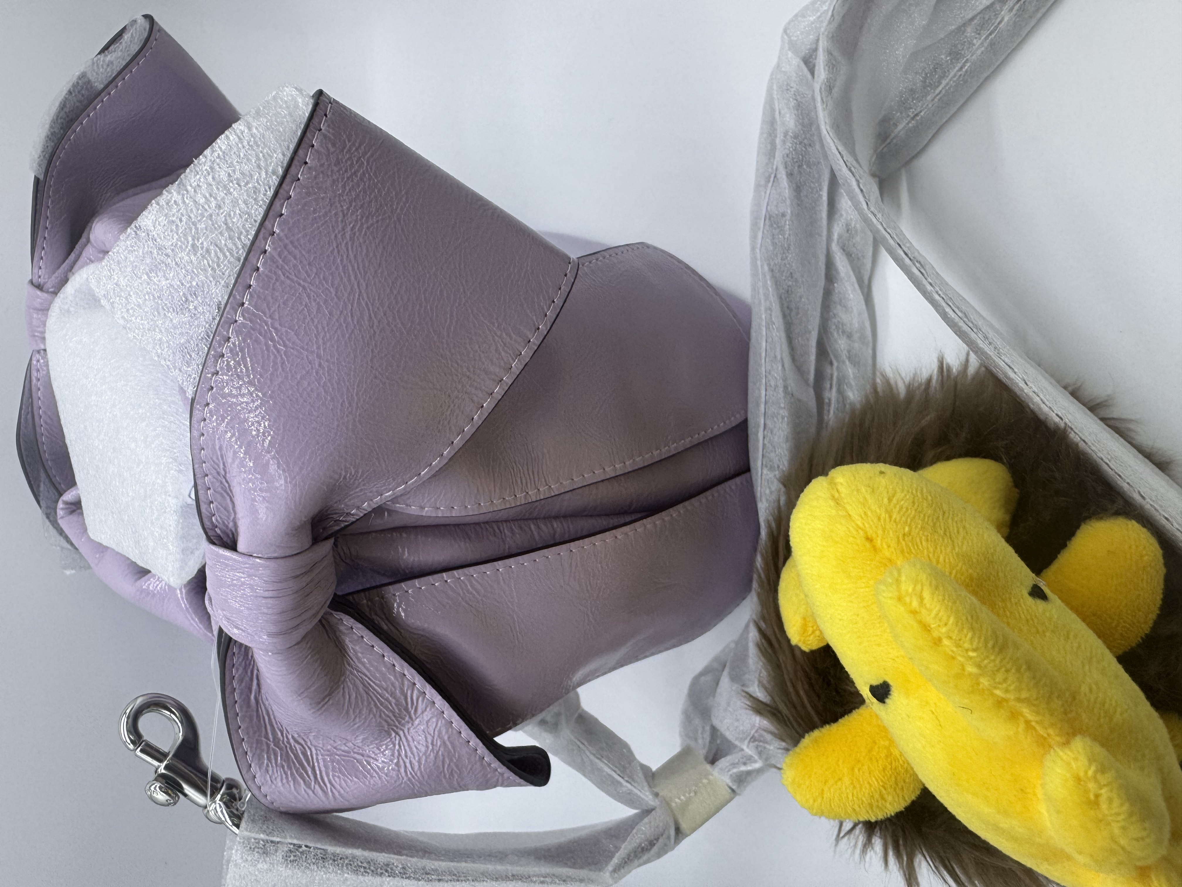 🇺🇸✈️🇨🇦迷人紫嘅Coach 牛皮革可拆卸鏈帶手袋💜現貨