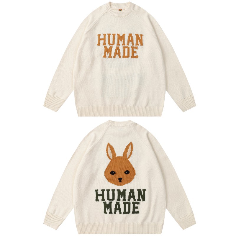 預訂 HUMAN MADE 動物圖案秋冬針織長袖上衣