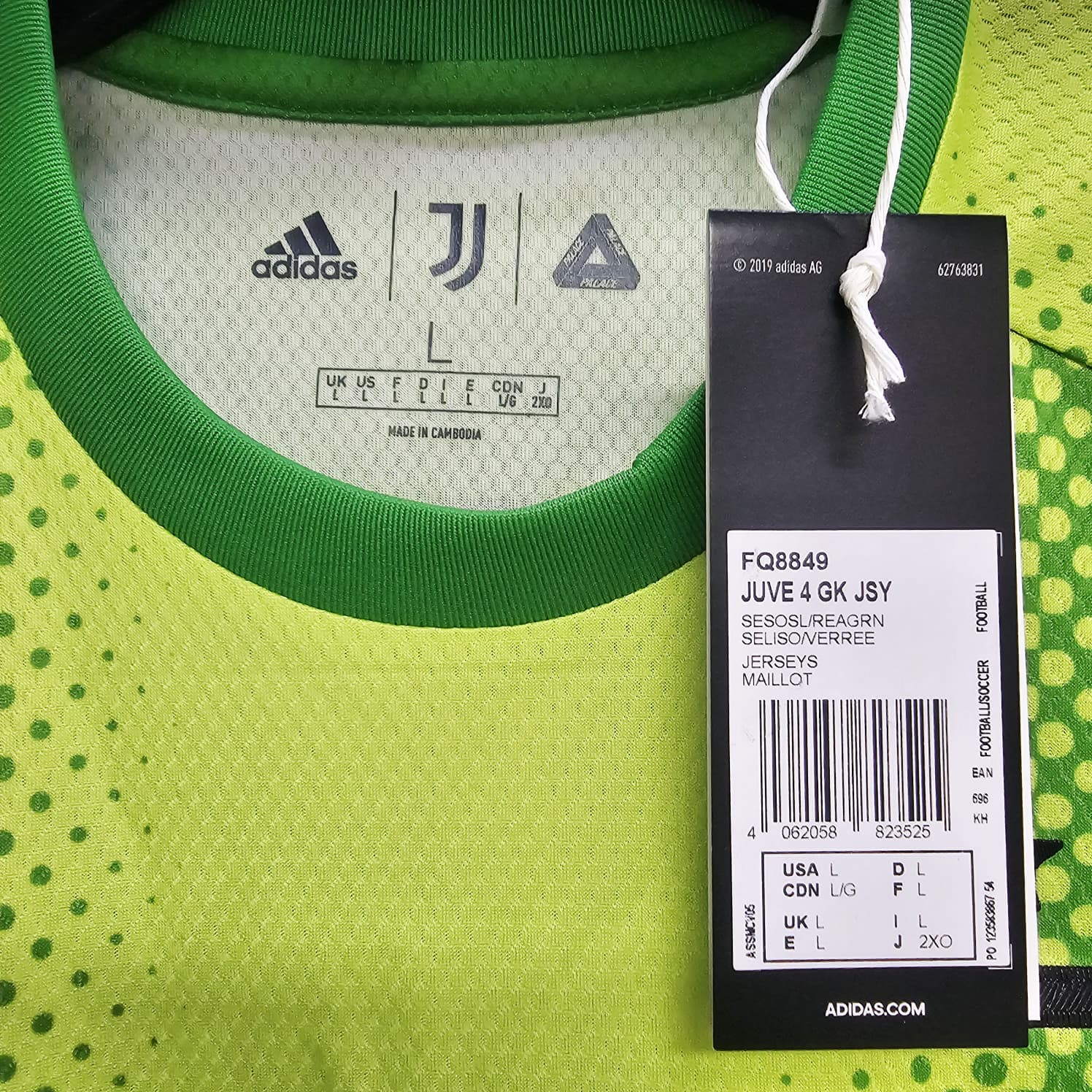 2019-20 Juventus x PALACE x Adidas GK Shirt #77 BUFFON - BNWT - (L)