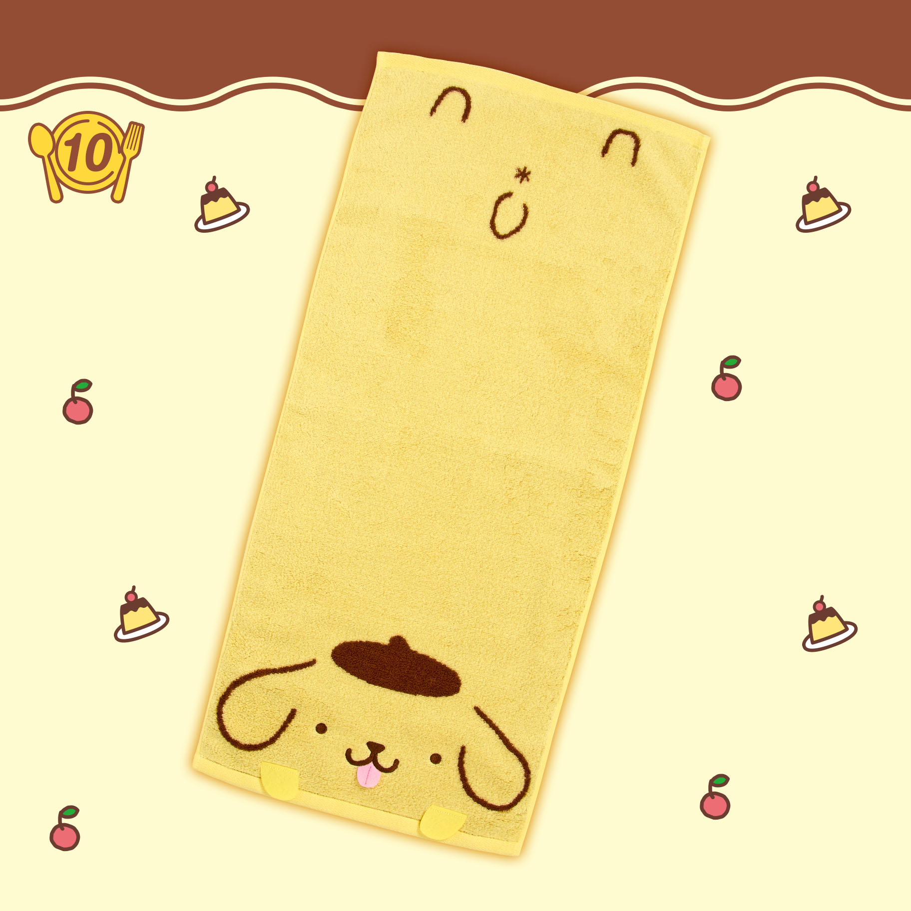 🎀【預訂】 Pompompurin 30th anniversary 面巾