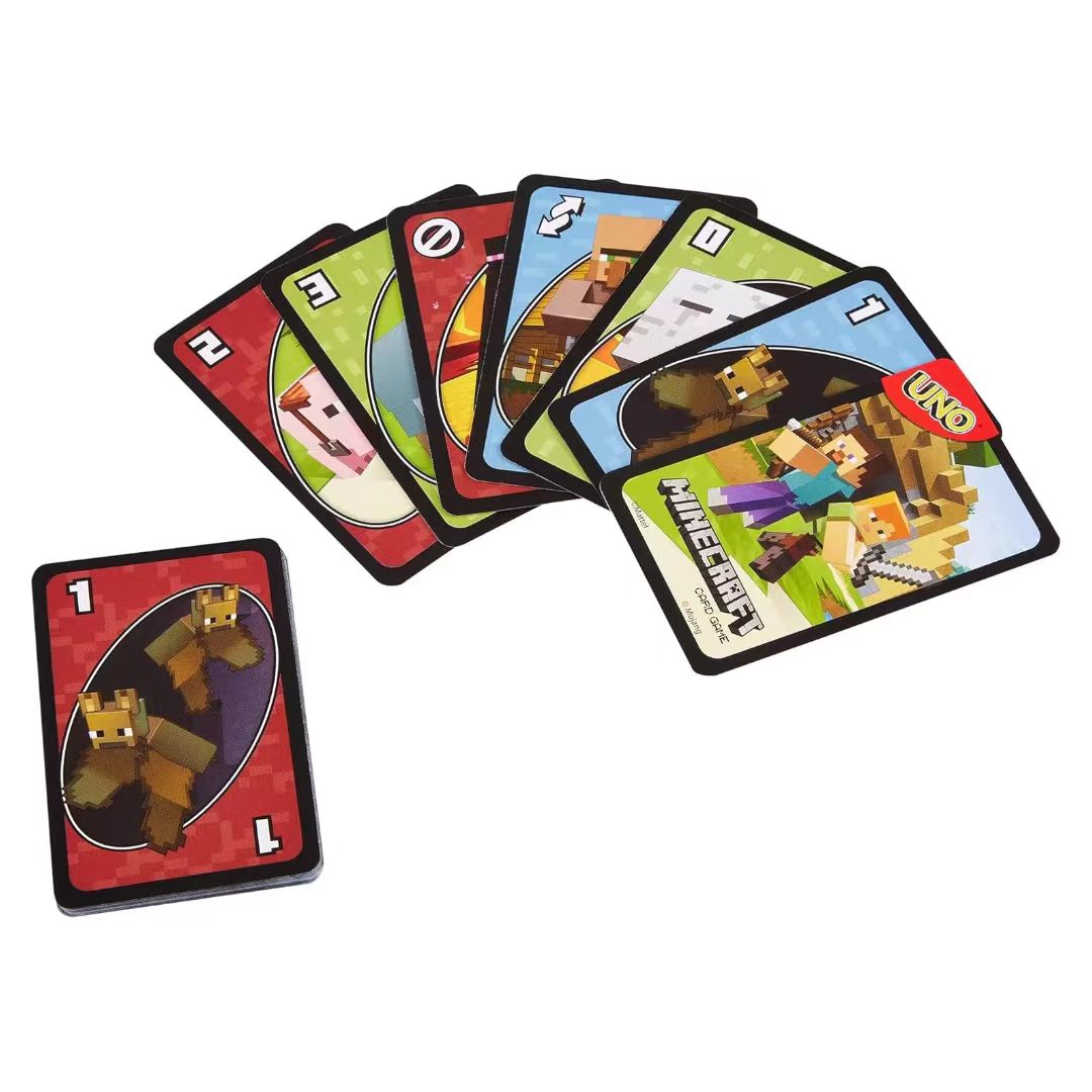 日本直送 UNO × Minecraft 卡牌遊戲