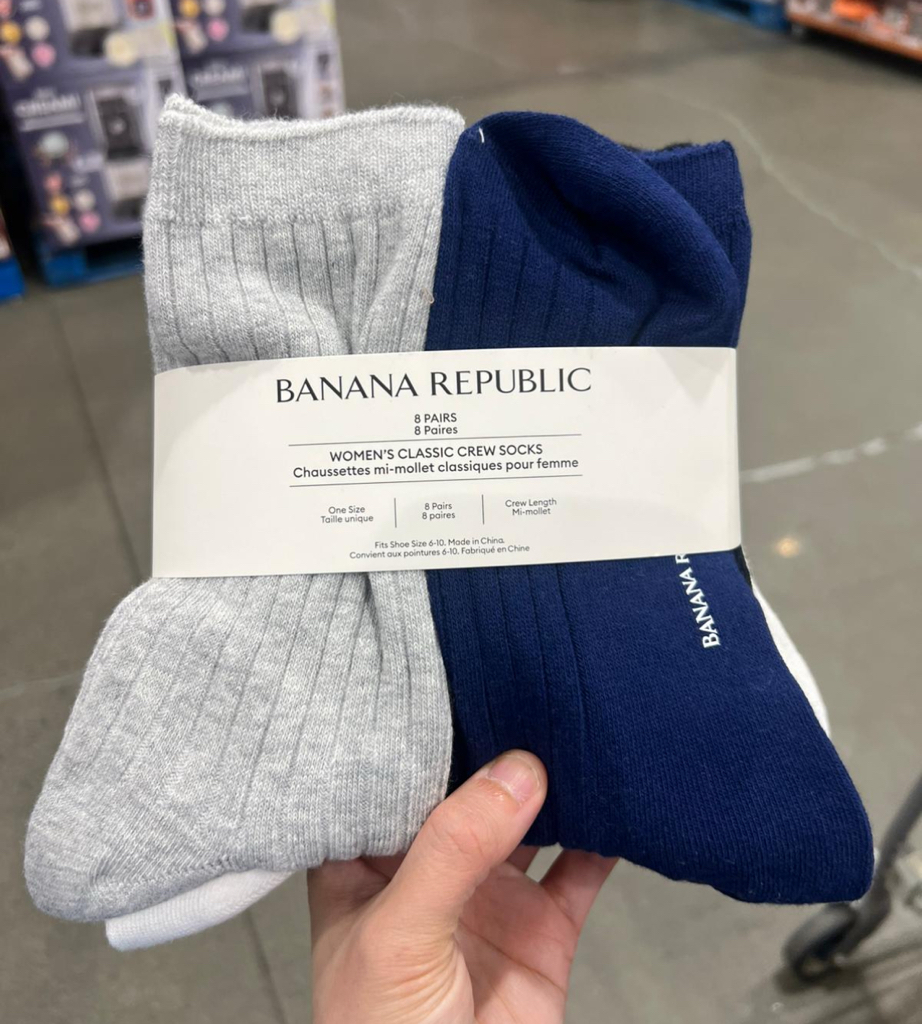 加拿大直送快閃 Banana Republic 羅紋襪（8 對）