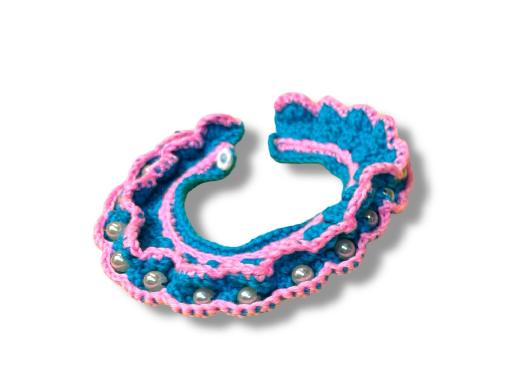 手作毛冷 寵物編織頸飾 特價🐾