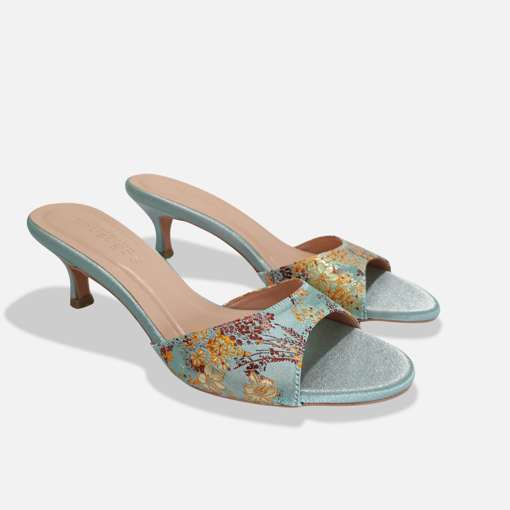 MAYA 50 CYAN BROCADE
