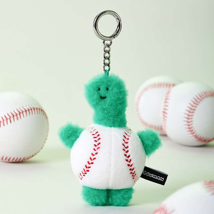 [JOGUMAN STUDIO] PLUSH KEYRING BASEBALL (2款)