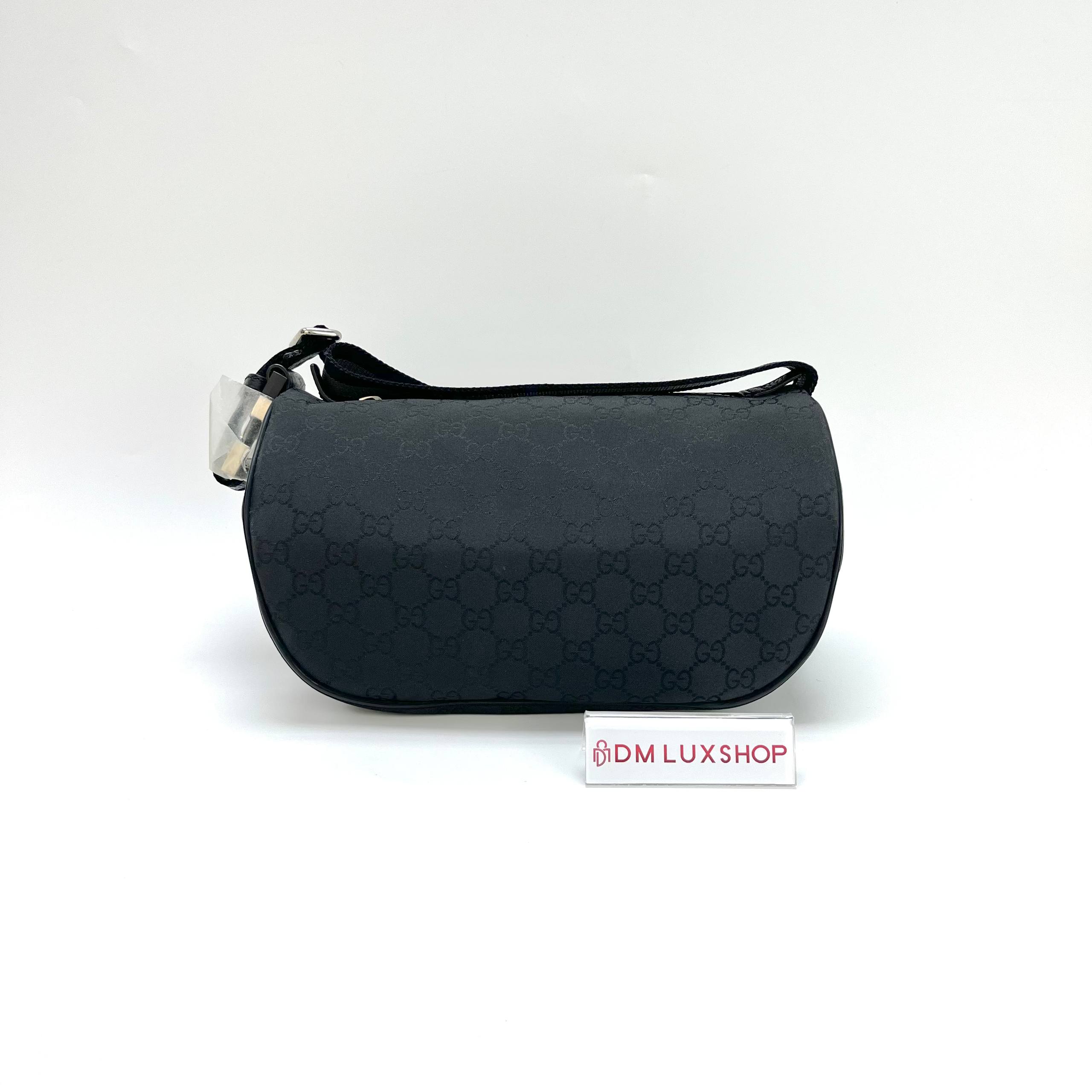 Gucci Black GG Pattern Belt Bag SHW
