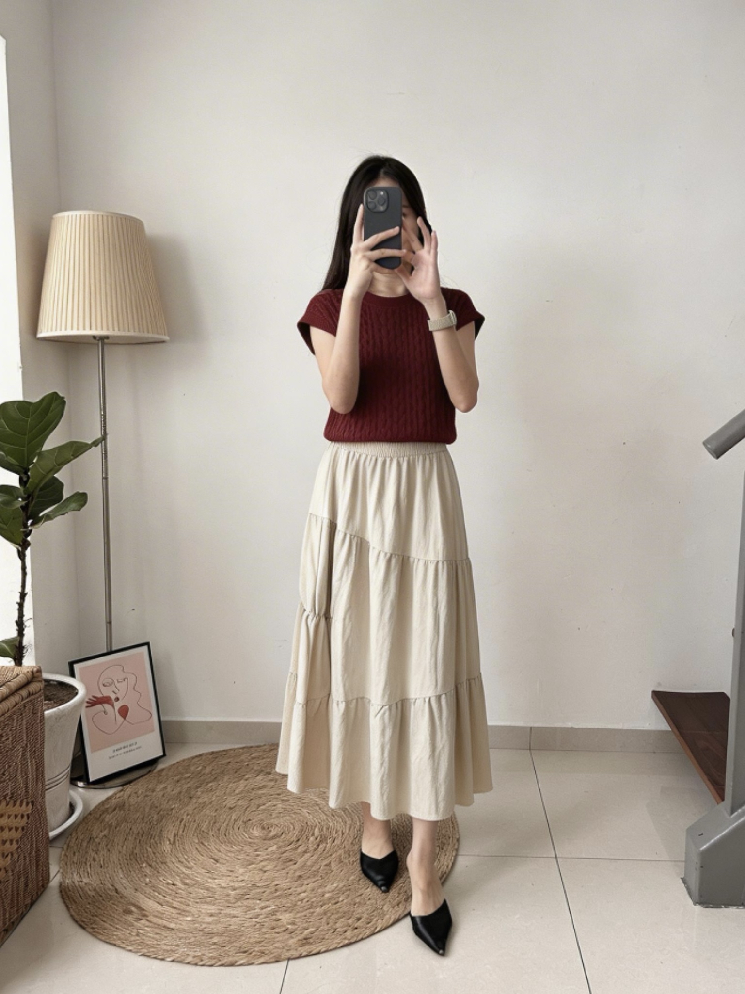 T4076 Cape Sleeve Knit Top - 5 Colors 