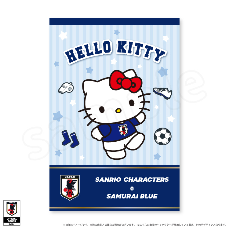 日本預訂📍日本Sanrio x 日本國家足球隊造型系列 - 單張名信片 2026年8月下旬出貨