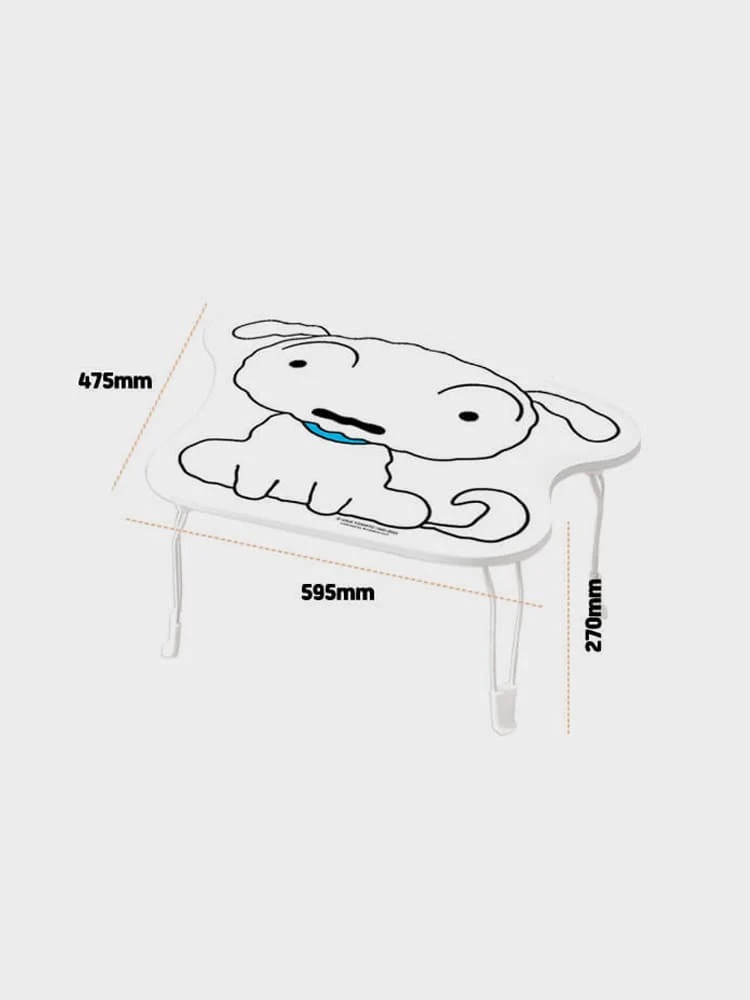 📦訂購 韓國代購 COLLEY Crayon Shinchan WHITEY TABLE 蠟筆小新 小白 茶几 摺枱