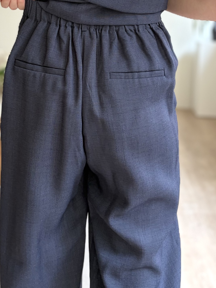 The Fine Linen Summer Set (Navy)