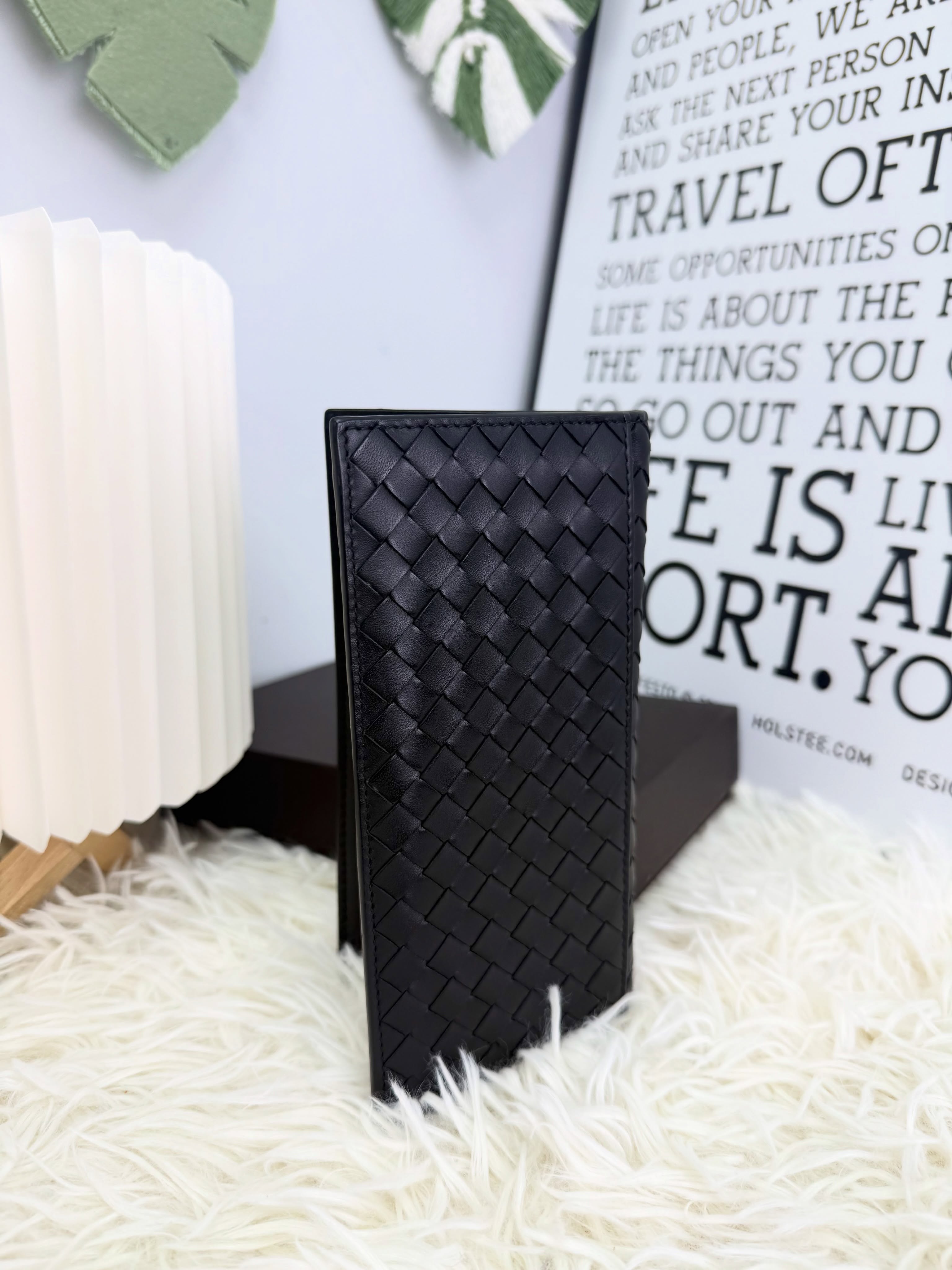 BV👜 PRE OWNED 🛍️編織長銀包🖤有盒🎁