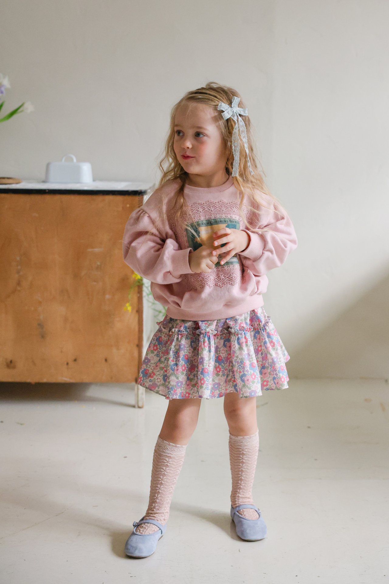 Lace Top / 花花短裙