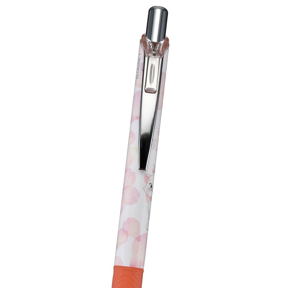 現貨｜【日本 Disney Store 限定】Marie 瑪麗貓 富貴貓 日本製 Pentel EnerGel 0.5mm 黑色 啫喱筆 208858