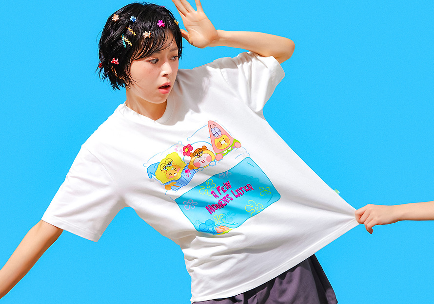 海綿寶寶 X Kakao Friends T-shirt